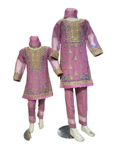 Pink Frock Suit (2-14 year) | Girls Shalwar Kameez | Brand New