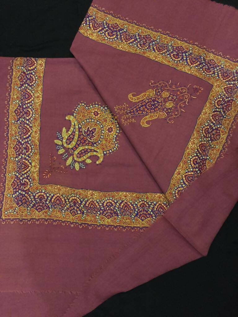 Pure Kashmira wool hand embroidered scarf | Women Hijabs & Scarves | Brand New