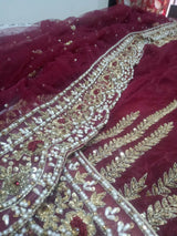 Stunning Maroon Bridal Suit | Women Bridals | Small | Worn Once