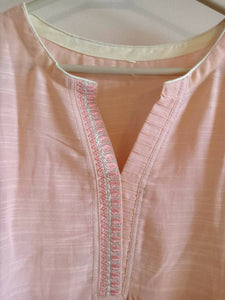 Pink embroidered shirt semi-formal | Women Kurta | Brand New