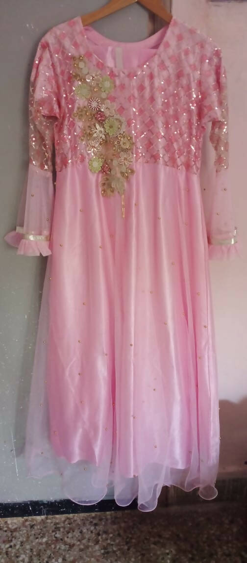 Baby Pink Fancy Maxi |Women Locally Made Formals | Frocks & Maxis | Medium | Preloved