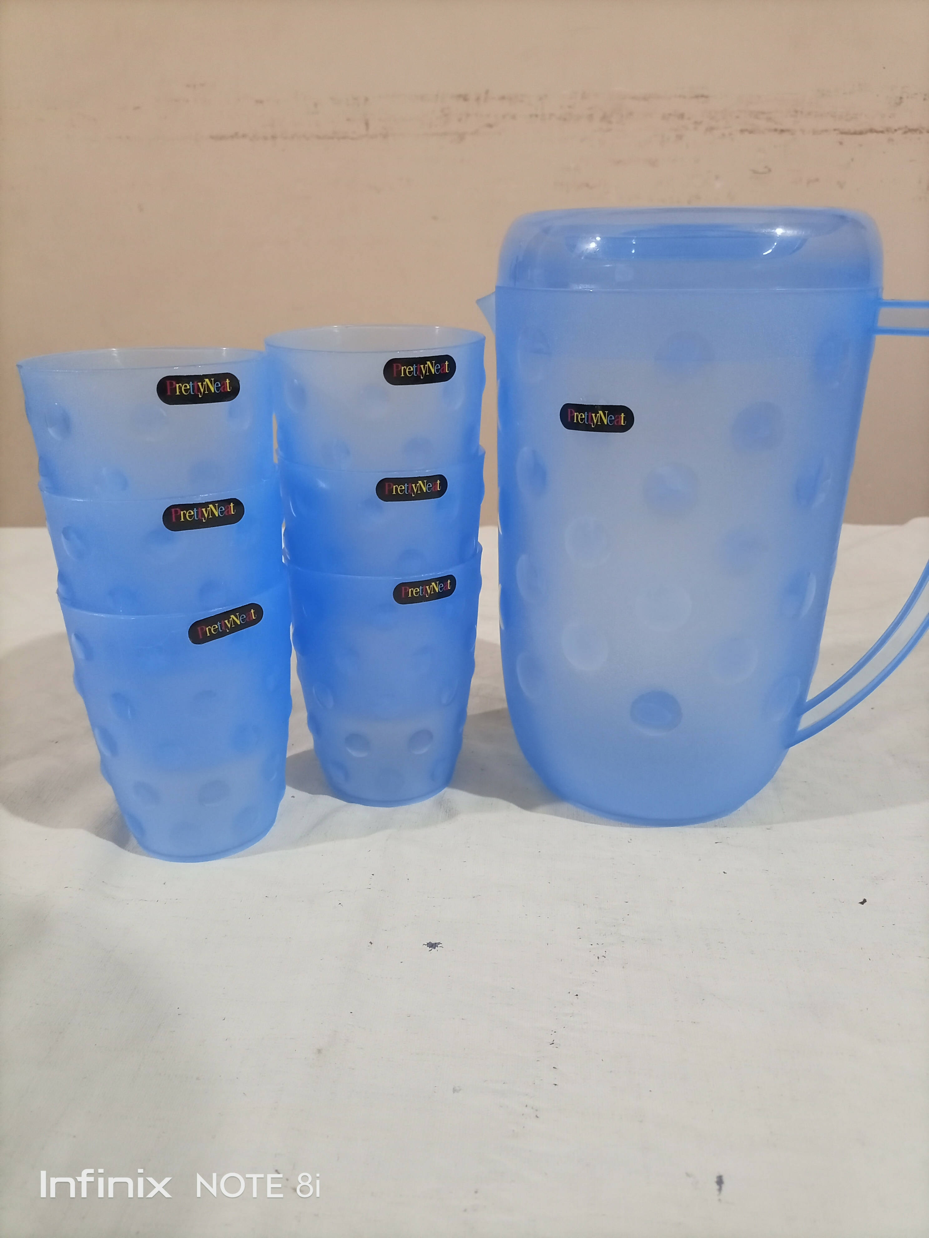Pack of 6 Glasses and One Jug (2.2 liters) | For Your Home (Kitchen ) | New