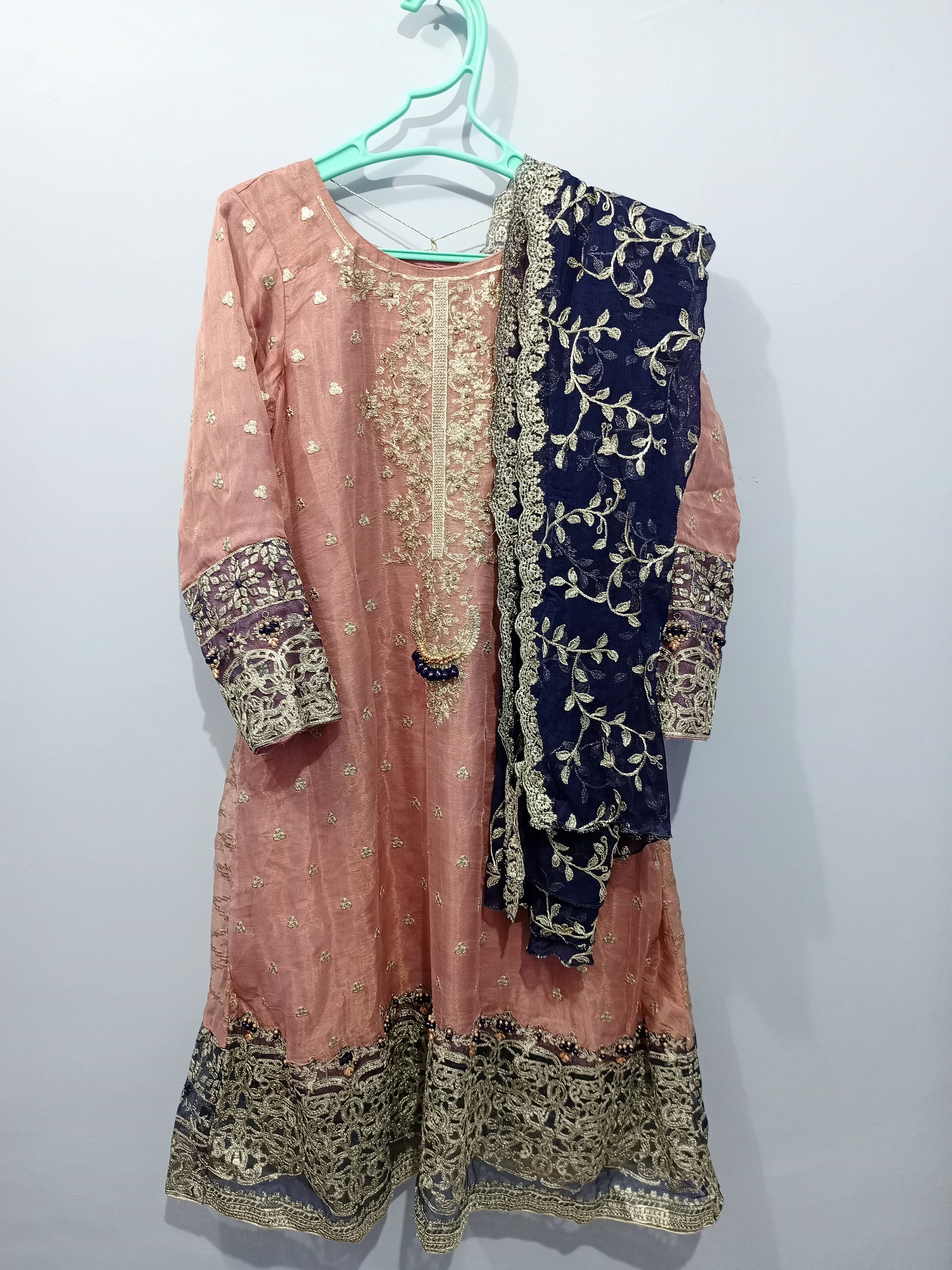 Heavy Embroidered Suit | Women Locally Made Formals | Large | Worn Once