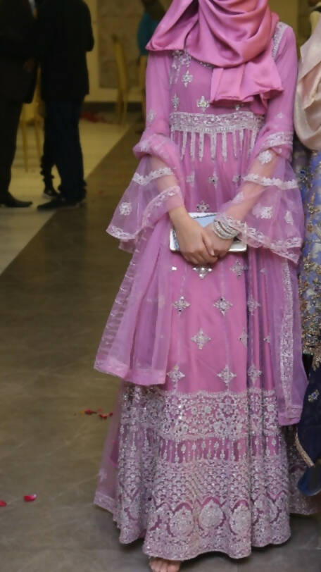 Purple Color Party Wear Maxi | Women Frocks & Maxis | Medium | Worn Once