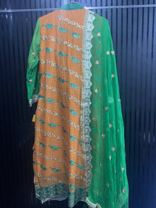 Shalwar Kameez with Tilla Moti and Naghh work (Size: XL) | Women Formals | Preloved