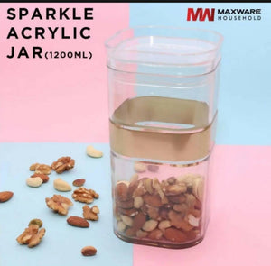 Sparkle Air Tight Acrylic Jar | Home & Decor ( Kitchen ) | New