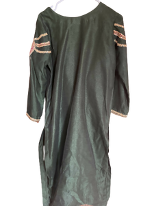 Stylish Black Suit | Women Locally Made Kurta | Small | Worn Once