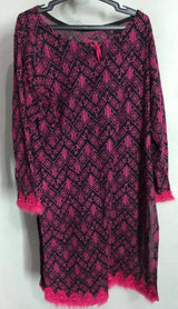 Brareeze | Purple Color 2 Pc Stitched Suit | Women Branded Kurta | Medium | Preloved