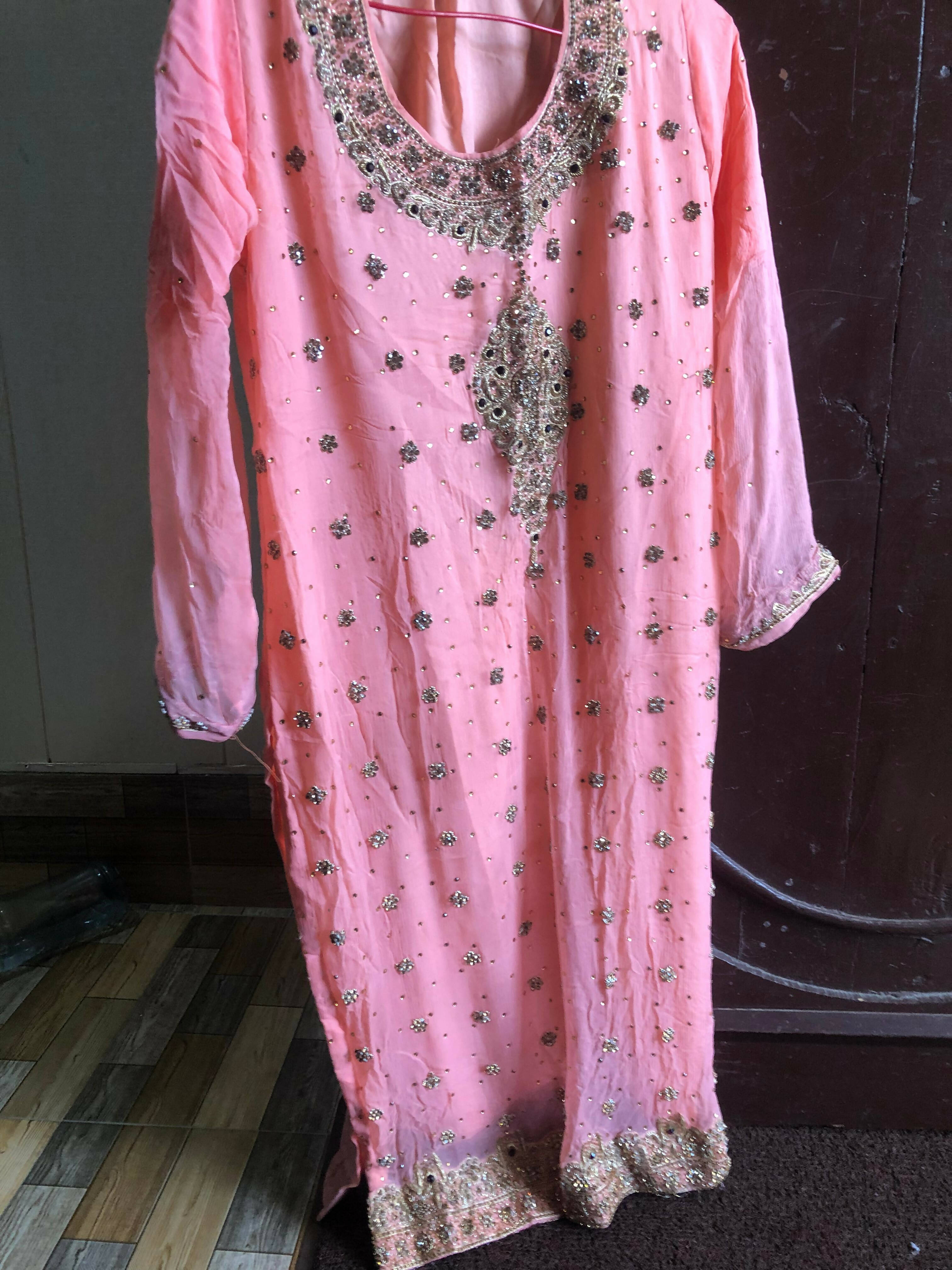 Fancy Pink Suit (Size: M ) | Women Kurta| Preoved