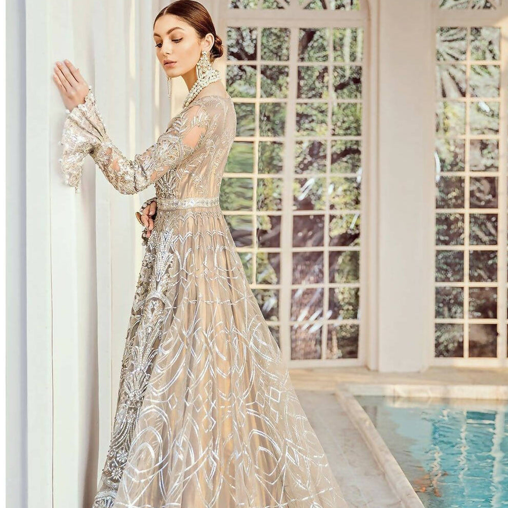 Stunning Golden Bridal Maxi | Women Bridals | Medium | Worn Once