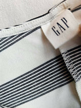 Gap | Black & White Stripped Mini | Women Tops & Shirts | Large | New
