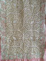 Sea Green & Pink Embroidered  Kurta | Women Locally Made Formals | Medium | New