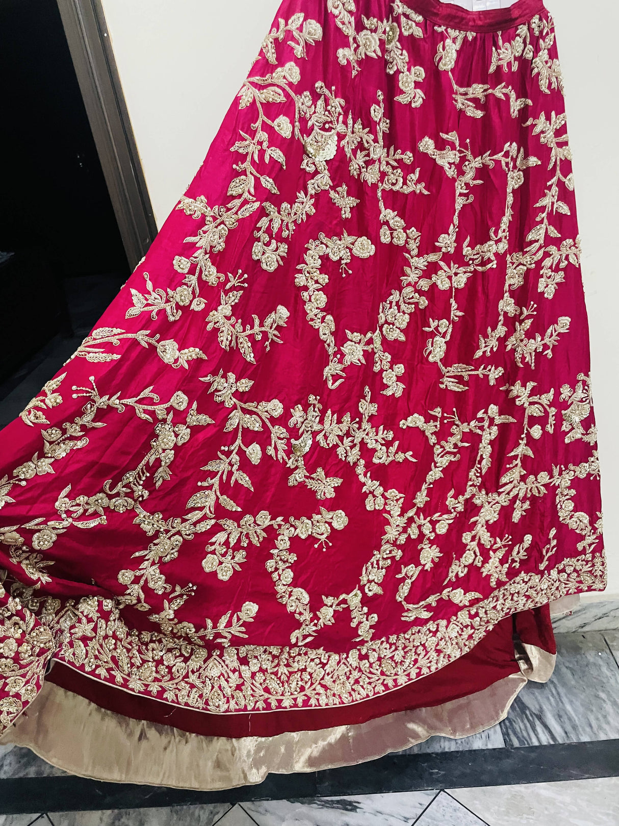Regal Red Bridal Lehnga | Women Bridals | Medium | Worn Once