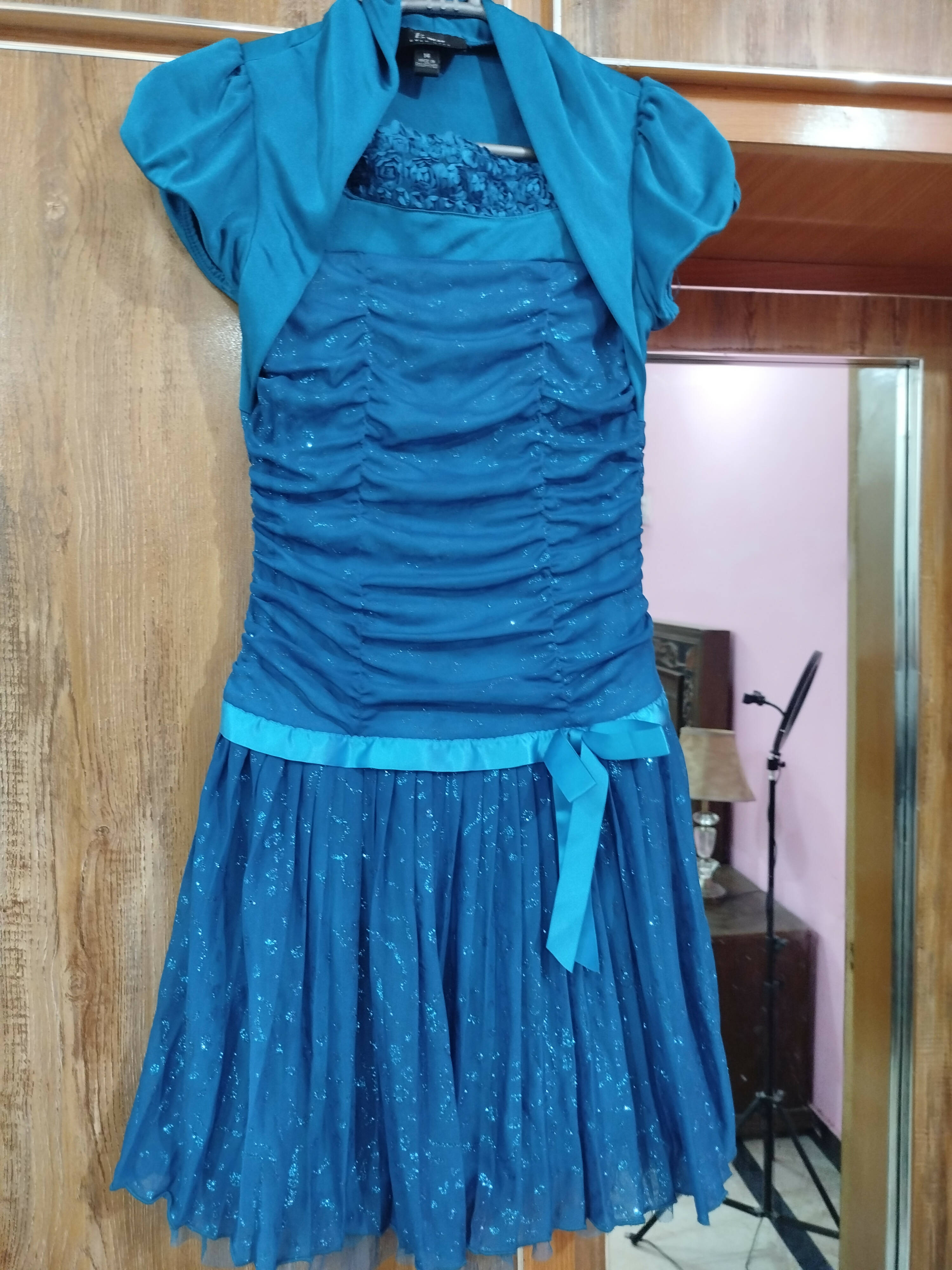 Net Glitter Blue Frok | Girls Skirts & Dresses | Small | New