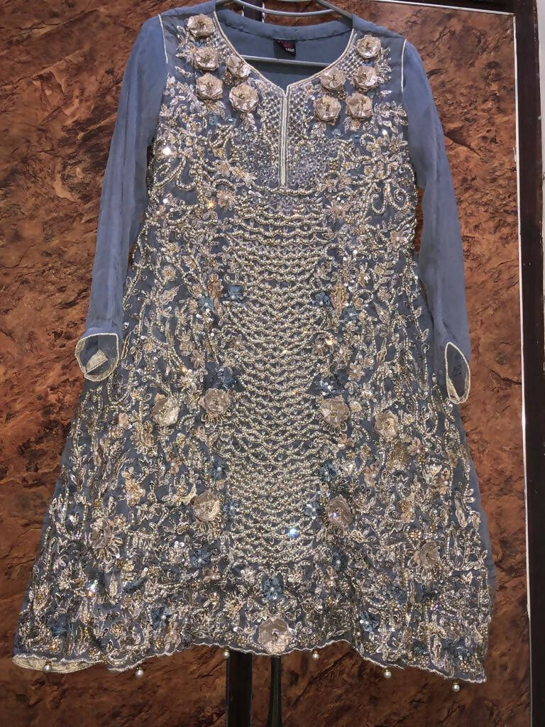 Long frock with sharara (Size: S )| Women Formals | Worn Once