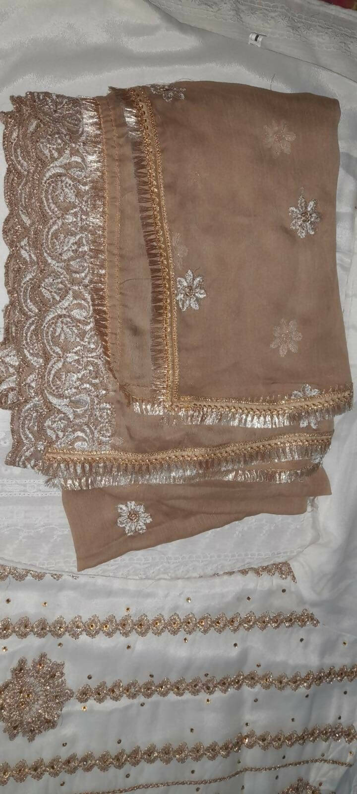 3 Pc Heavy Embroided Suit | Women Locally Made Formals | Large | Worn Once