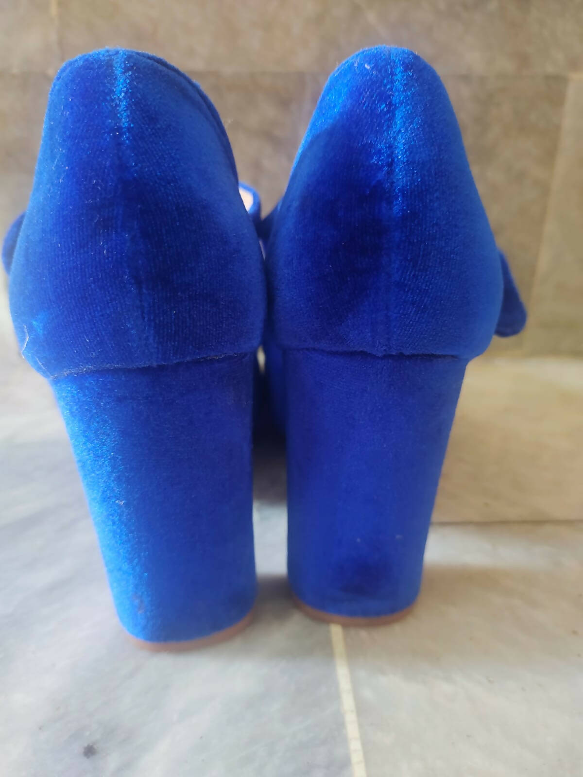 Dame Rose | Blue Heels | Women Shoes | Worn Once