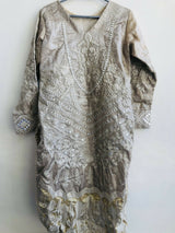 Grey Formal Kurta | Women Locally Made Kurta | Small | New