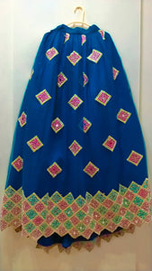 Blue Fancy Lehenga Suit | Women Locally Made Formals | Medium | Worn Once