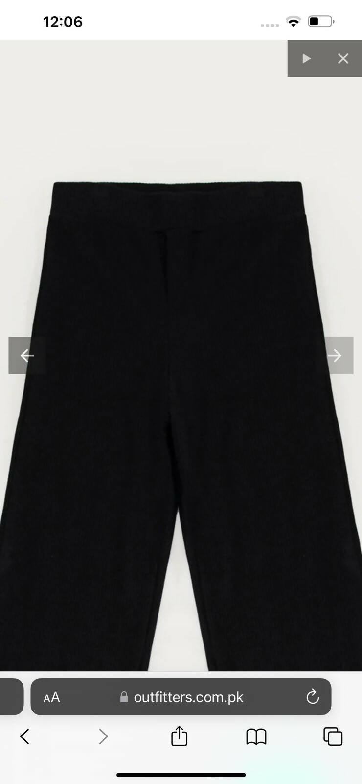 Outfitters | Black Flared Trousers | Women Bottoms & Pants | Brand New