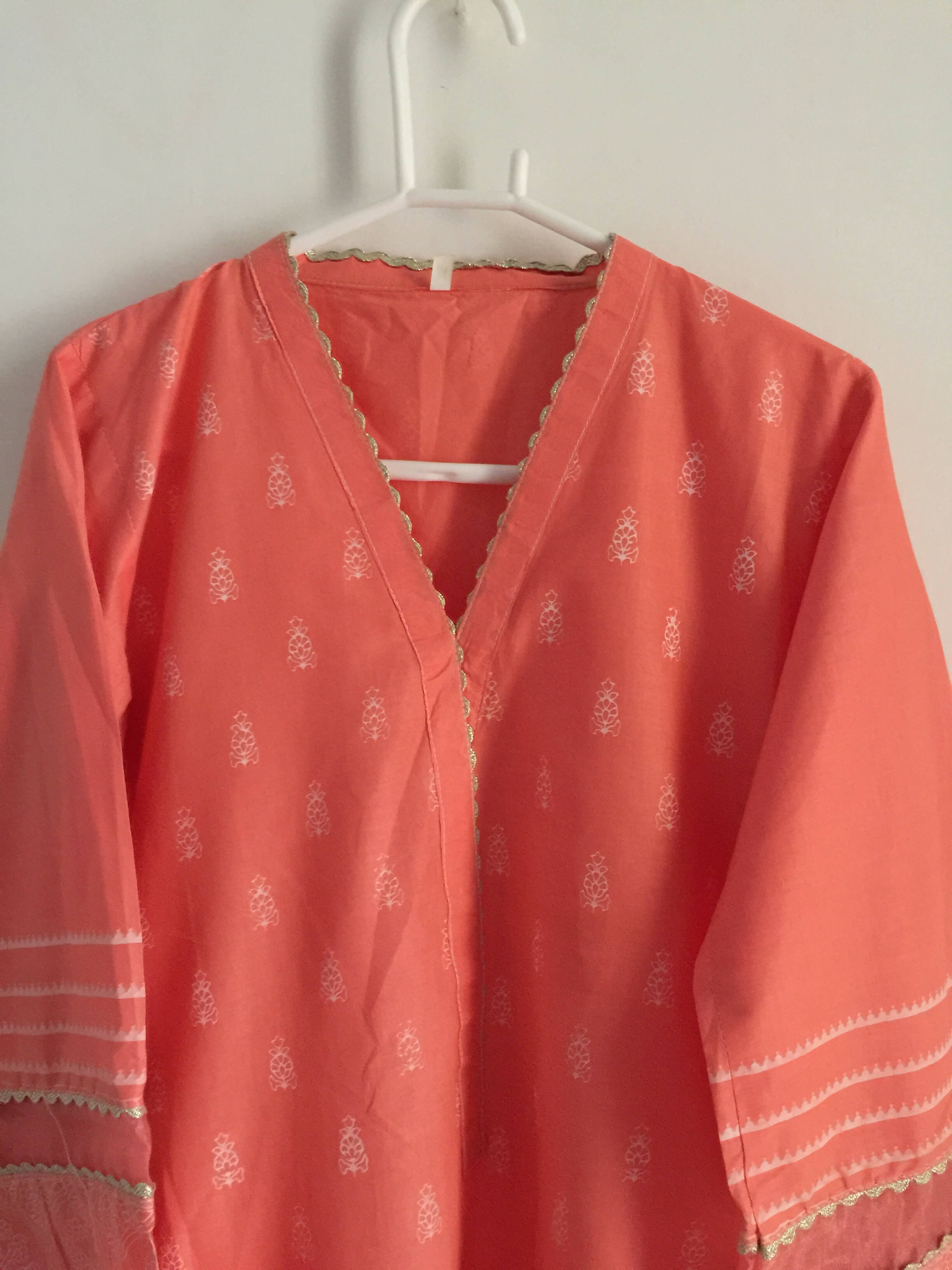 Lite Pink Kurta | Women Locally Made Kurta | Medium | New