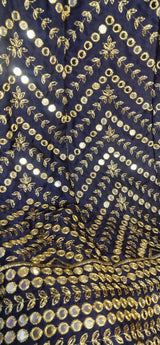 Navy Blue Lehnga | Women Locally Made Formals | Small | Worn Once