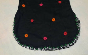 Girls Black Kameez shalwar (Size: )