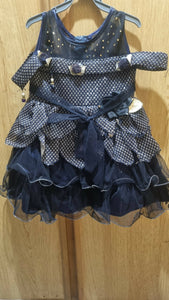 Navy blue fancy frock | Girls Skirts & Dresses | Preloved
