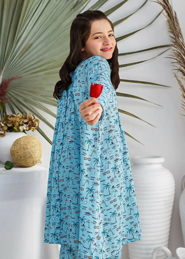 Moonlit Meadows| Girls Shalwar Kameez | All Sizes | Brand New with Tags