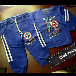 Captain America kids tracksuit (Size: M )| Kids Bodysuit & Onesies | New
