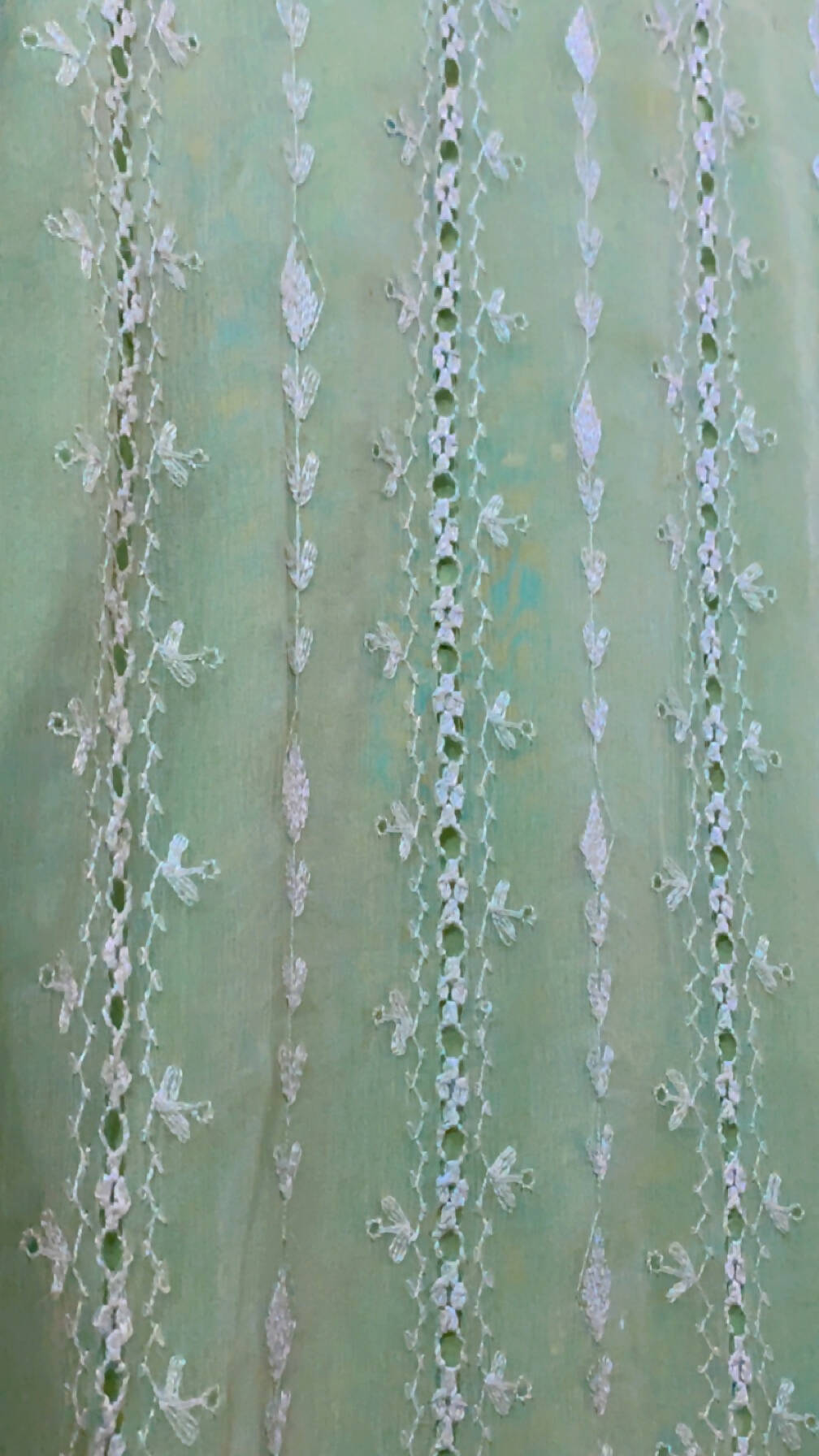 Pistachio Green Embroidered Shirt and Dupatta (Size: L ) | Women Formals | Worn Once