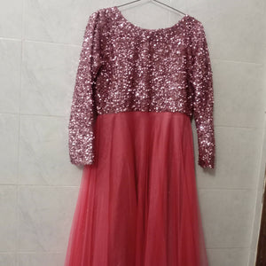 Pink fairy frock|net fairy frock (Size: M )| Women Frocks & Maxis | Worn Once