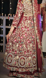 Fancy Fabulous Baraat Suit | Women Bridals | Small to Medium | Worn Once