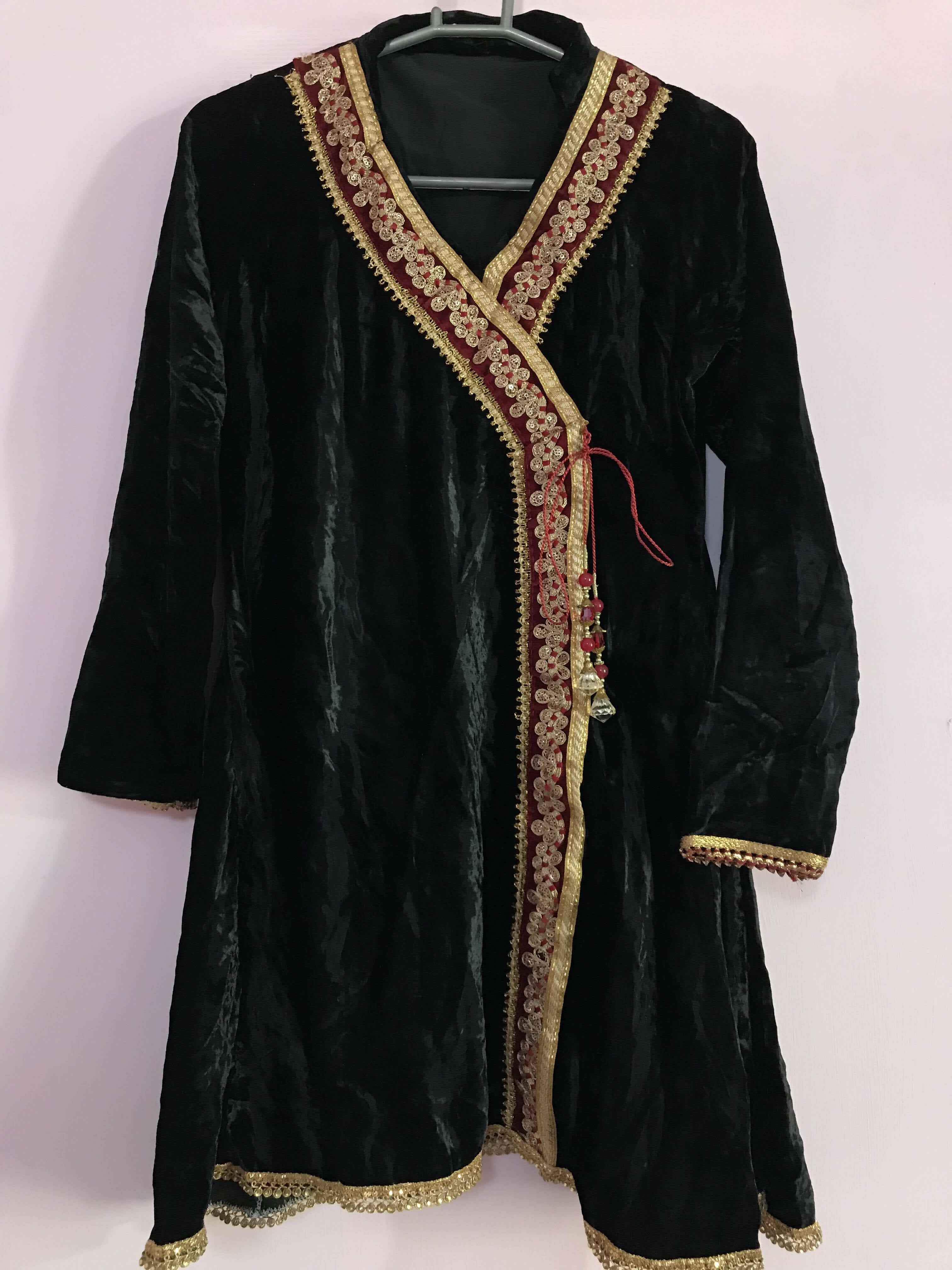 Velvet formal Angrakha Style Frok | Women Locally Made Formals | Small | Preloved