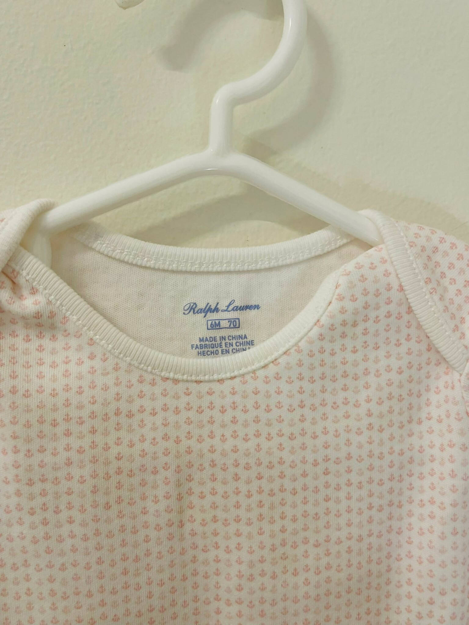 Ralph Lauren | White Onesie 6 months | Kids Bodysuits & Onesie | Preloved