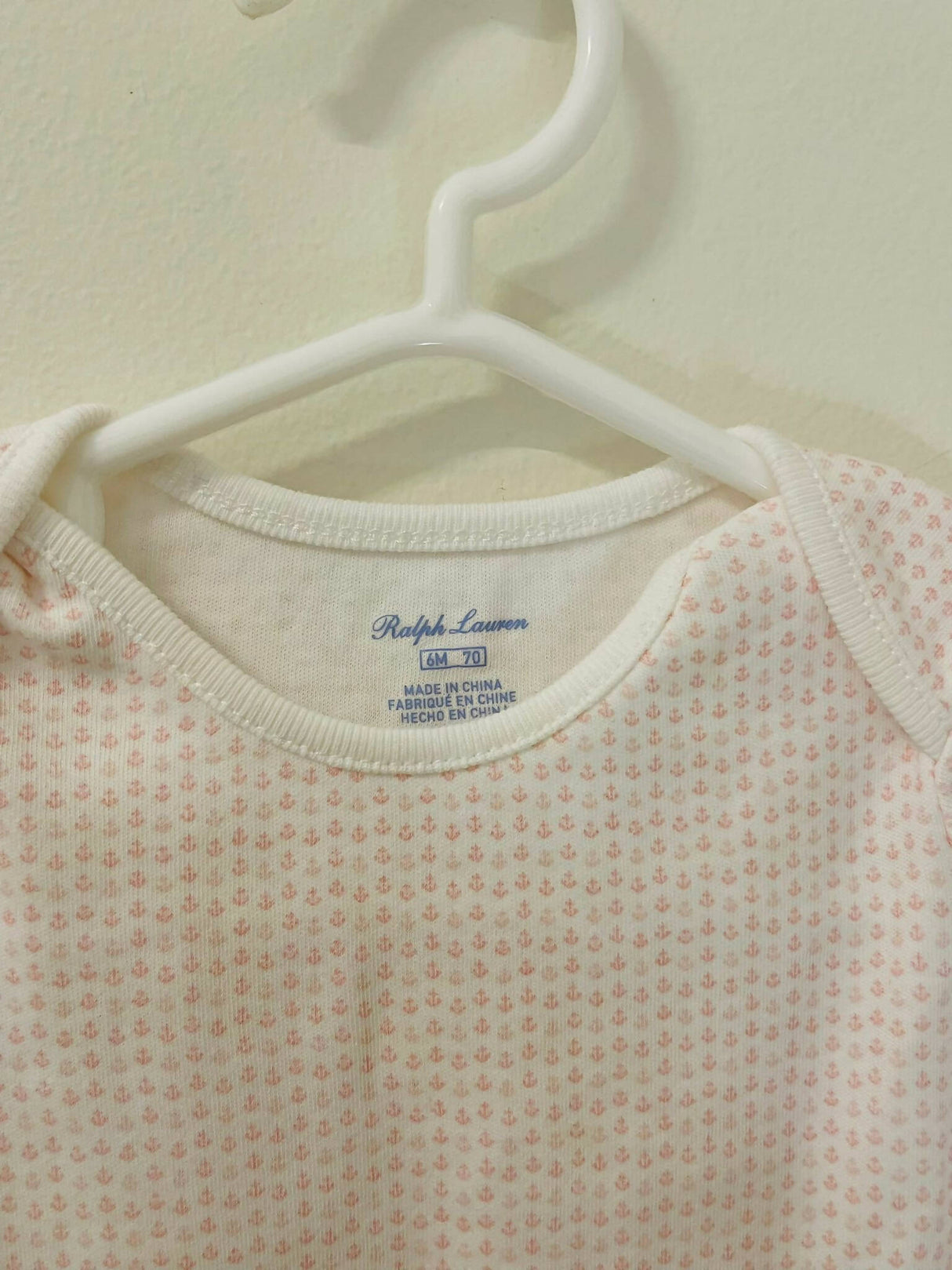 Ralph Lauren | White Onesie | Baby Bodysuits & Onesies | Size 6 months | Preloved