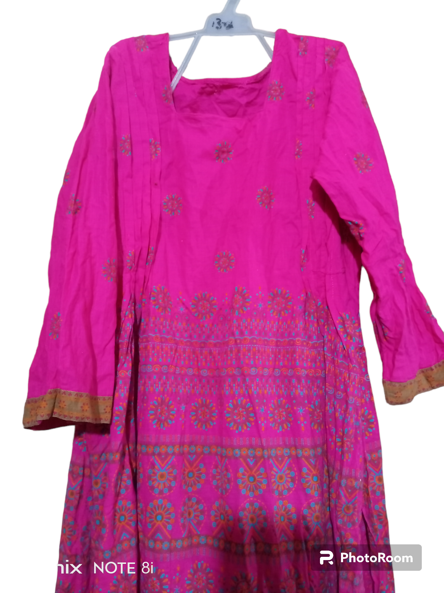 Pink Kurta | Women Locally Made Kurta | Medium | Worn Once