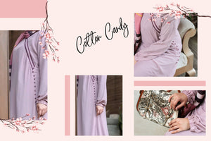 Cotton candy | Nursing Abaya | Women | Sizes available | Brand New