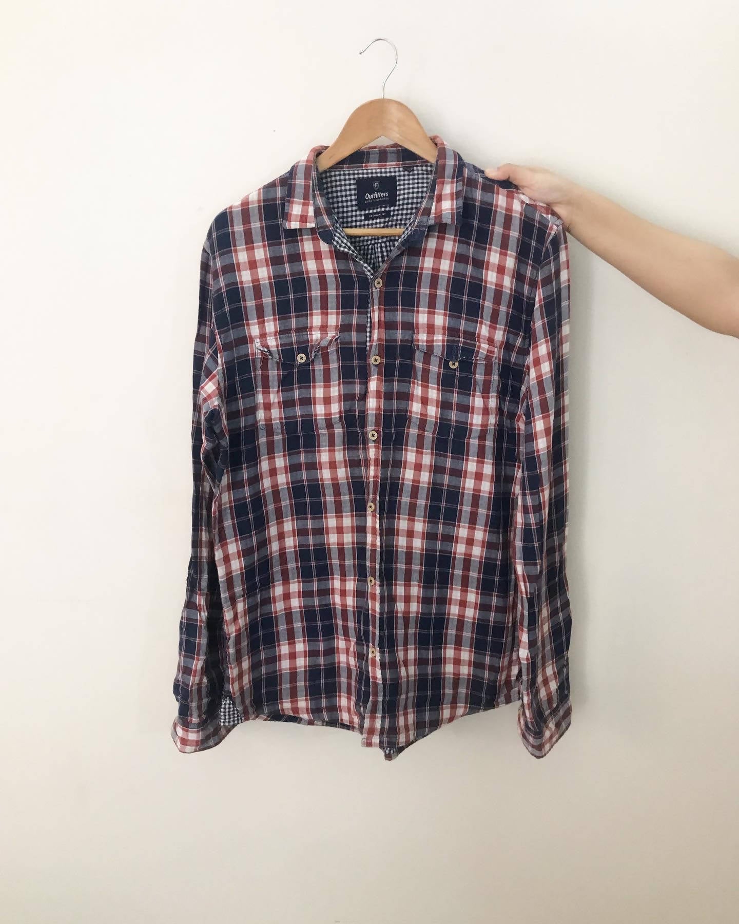 Outfitters | Men’s Checkered Shirt | Branded Men Shirt | Preloved