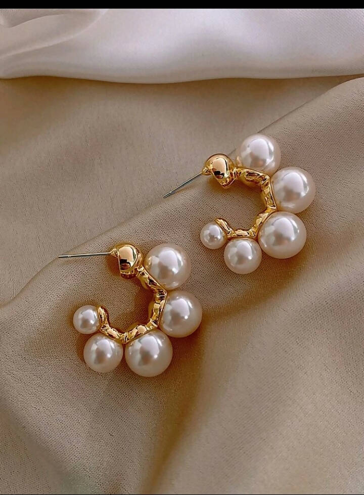 SHEIN | Faux Pearl Decor Earrings | Women Jewelry | Brand New