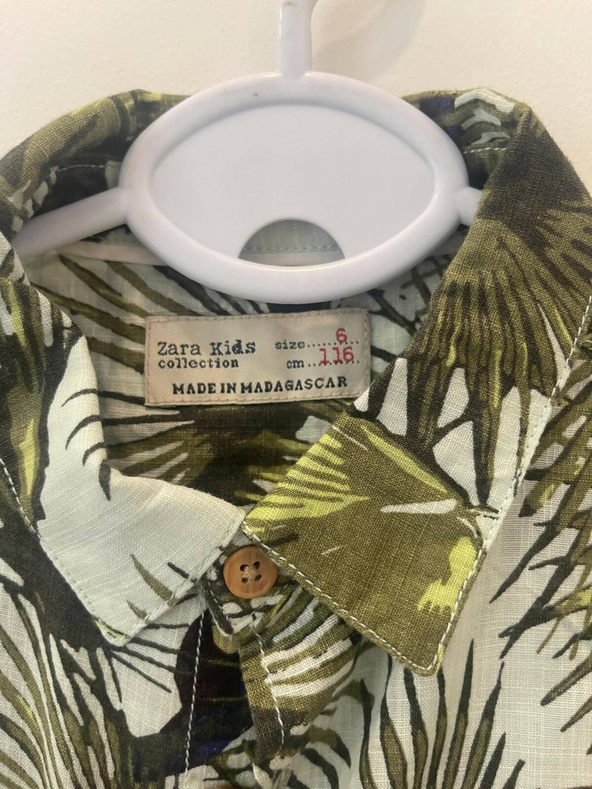 Zara | Green Shirt (Size 6) | Boys Tops & Shirts | Preloved