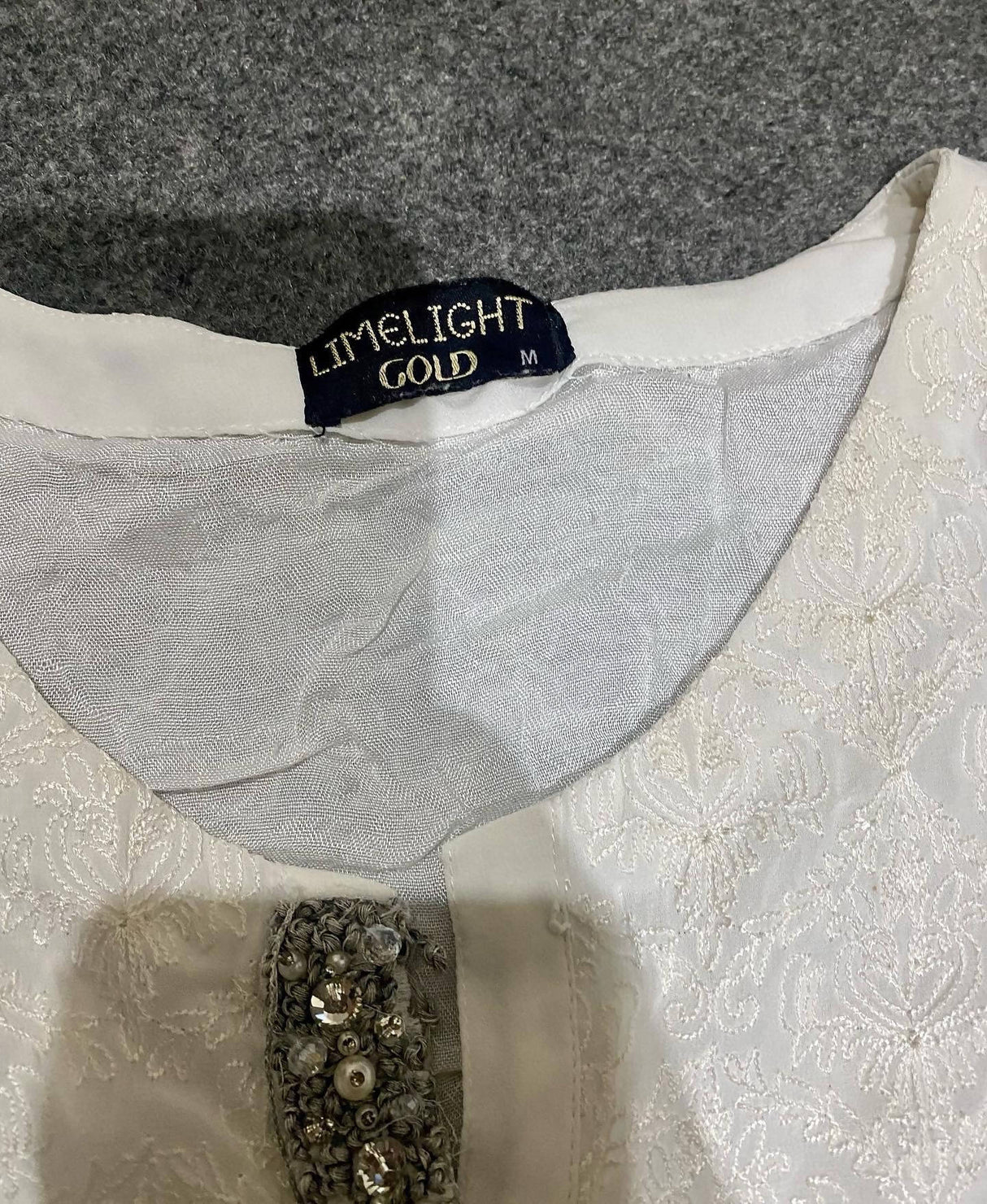 Limelight | White Kurta | Women Branded Kurta | Medium | New