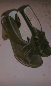 Black Block Heel | Women Shoes | Size: 7 | Preloved