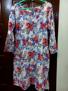 Beautiful Printed Suit | Women Locally Made Kurta | Medium | New