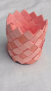 Pink Tiny basket Pen holder | Home & Decor | Brand New