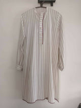 2 PC Striped Matching Kurta | Women Locally Made Kurta | Small | New