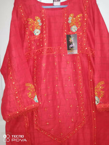 Embroidery 2 Pc suit | Women Locally Made Kurta | Large | New