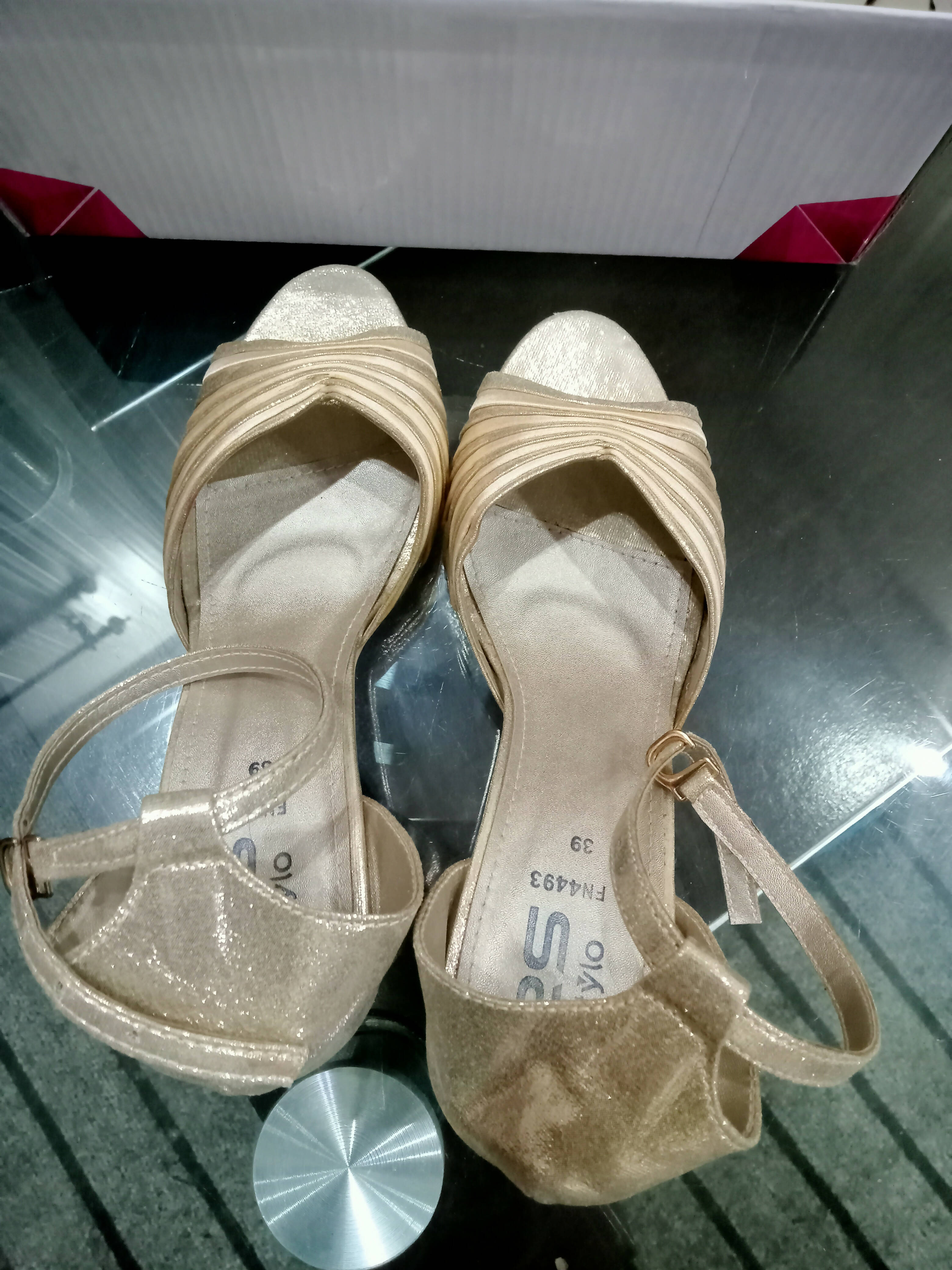 Stylo | Beige Heels | Women Shoes | Heels | Size: 38| Worn Once