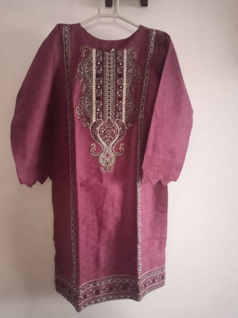 Maroon Embroidered Kurta | Women Locally Made Kurta | XSmall | New