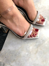 Walkeaze | Fancy Sliver Heels | Women Shoes | Size: 39 | Worn Once
